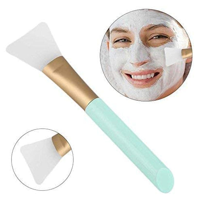 2 PCS Silicone Face Mask Brush,Mask Beauty Tool Soft Silicone Facial Mud Mask Applicator Brush Hairless Body Lotion And Body Butter Applicator Tools Pastel