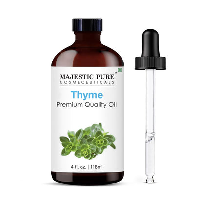 Majestic Pure Essential Oil with Glass Dropper - 100% Pure and Natural - Essential Oils for Diffuser, Aromatherapy, Soap and Candle Making, Tea Tree Essential Oil, Tea Tree Oil, 4 Fl Oz