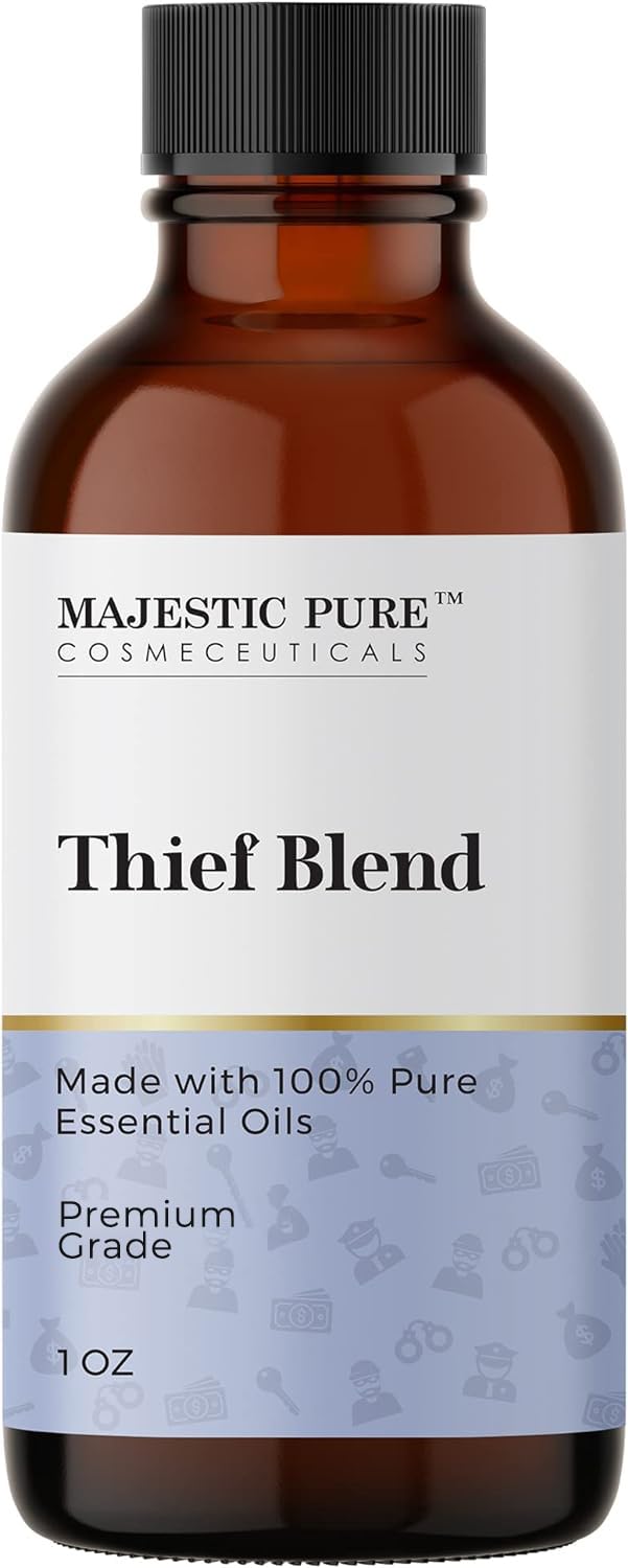 Majestic Pure Essential Oil with Glass Dropper - 100% Pure and Natural - Essential Oils for Diffuser, Aromatherapy, Soap and Candle Making, Tea Tree Essential Oil, Tea Tree Oil, 4 Fl Oz
