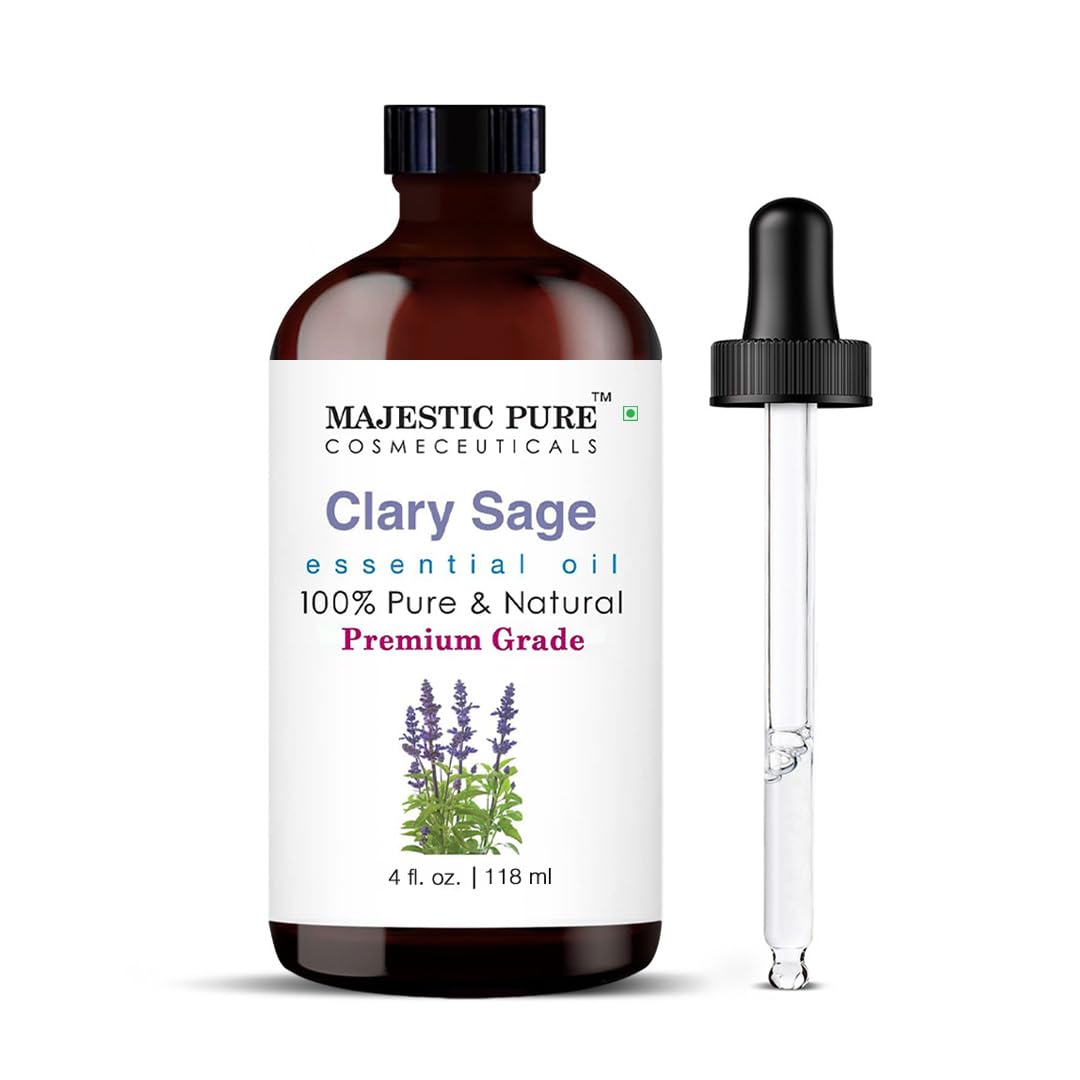 Majestic Pure Essential Oil with Glass Dropper - 100% Pure and Natural - Essential Oils for Diffuser, Aromatherapy, Soap and Candle Making, Tea Tree Essential Oil, Tea Tree Oil, 4 Fl Oz