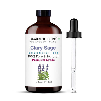 Majestic Pure Essential Oil with Glass Dropper - 100% Pure and Natural - Essential Oils for Diffuser, Aromatherapy, Soap and Candle Making, Tea Tree Essential Oil, Tea Tree Oil, 4 Fl Oz