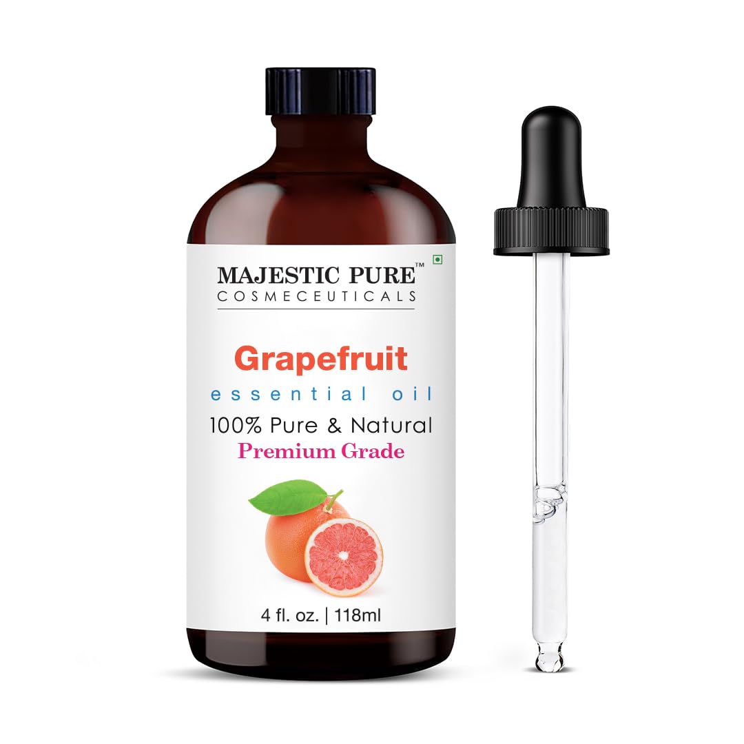 Majestic Pure Essential Oil with Glass Dropper - 100% Pure and Natural - Essential Oils for Diffuser, Aromatherapy, Soap and Candle Making, Tea Tree Essential Oil, Tea Tree Oil, 4 Fl Oz