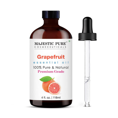Majestic Pure Essential Oil with Glass Dropper - 100% Pure and Natural - Essential Oils for Diffuser, Aromatherapy, Soap and Candle Making, Tea Tree Essential Oil, Tea Tree Oil, 4 Fl Oz
