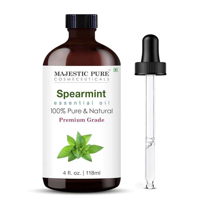 Majestic Pure Essential Oil with Glass Dropper - 100% Pure and Natural - Essential Oils for Diffuser, Aromatherapy, Soap and Candle Making, Tea Tree Essential Oil, Tea Tree Oil, 4 Fl Oz