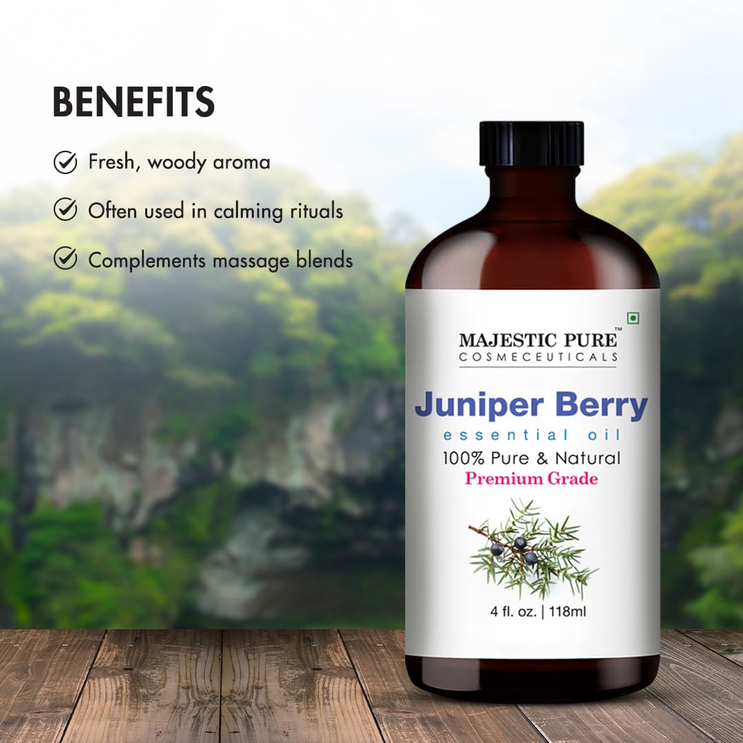 Majestic Pure Essential Oil with Glass Dropper - 100% Pure and Natural - Essential Oils for Diffuser, Aromatherapy, Soap and Candle Making, Tea Tree Essential Oil, Tea Tree Oil, 4 Fl Oz