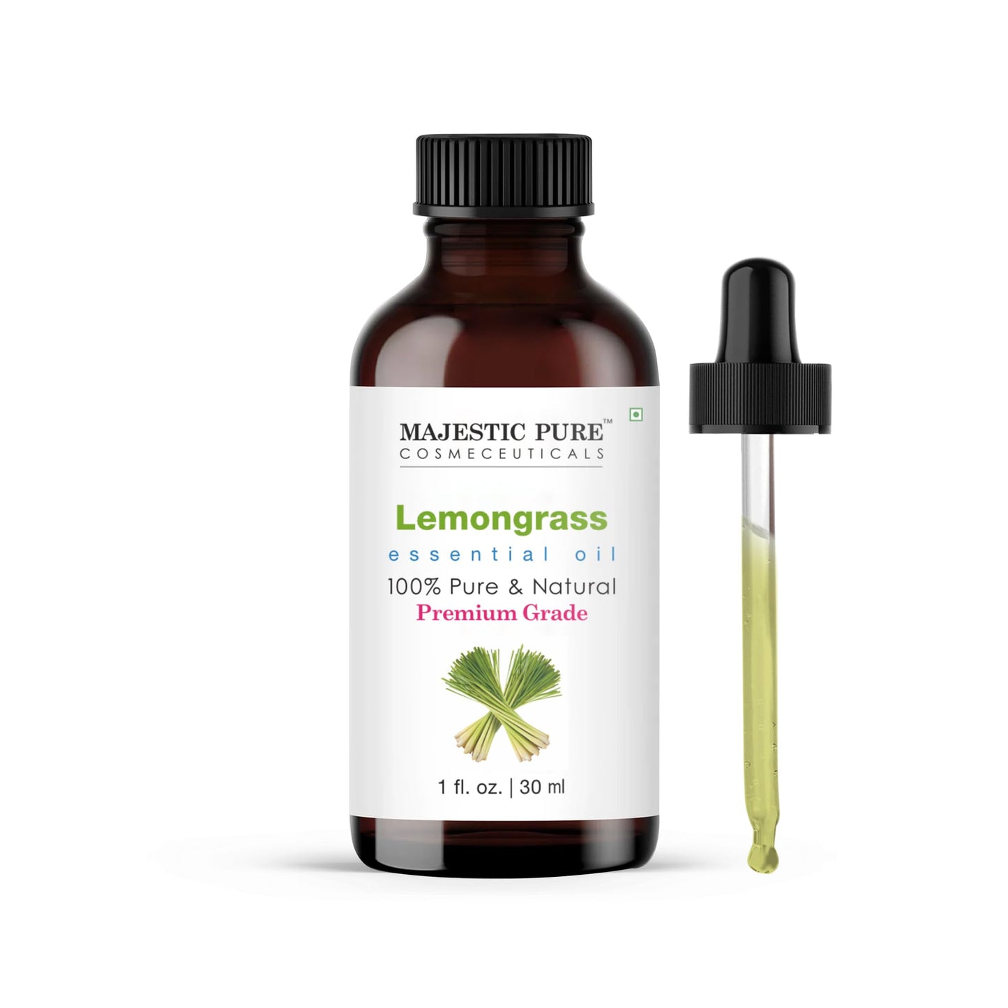 Majestic Pure Essential Oil with Glass Dropper - 100% Pure and Natural - Essential Oils for Diffuser, Aromatherapy, Soap and Candle Making, Tea Tree Essential Oil, Tea Tree Oil, 4 Fl Oz