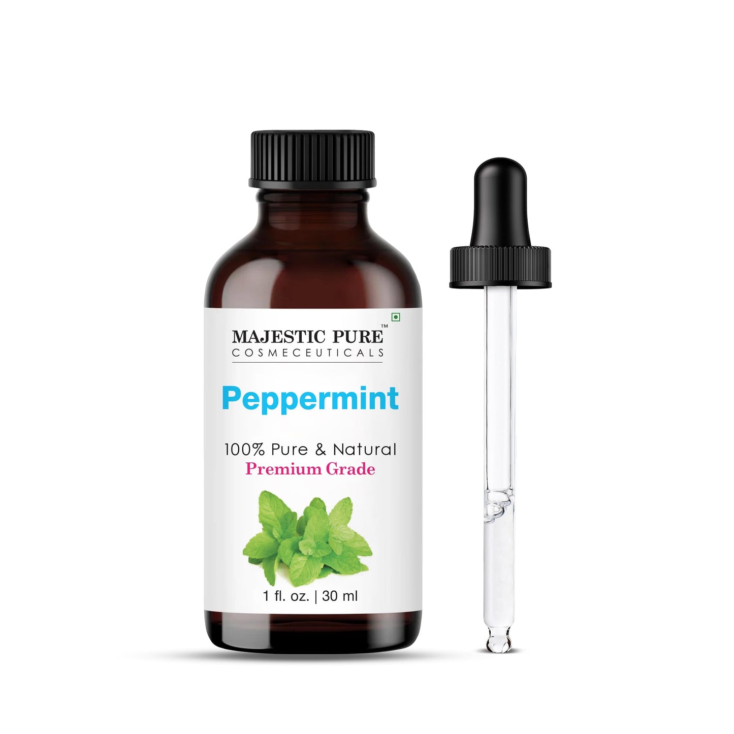 Majestic Pure Essential Oil with Glass Dropper - 100% Pure and Natural - Essential Oils for Diffuser, Aromatherapy, Soap and Candle Making, Tea Tree Essential Oil, Tea Tree Oil, 4 Fl Oz