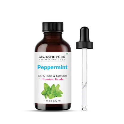 Majestic Pure Essential Oil with Glass Dropper - 100% Pure and Natural - Essential Oils for Diffuser, Aromatherapy, Soap and Candle Making, Tea Tree Essential Oil, Tea Tree Oil, 4 Fl Oz