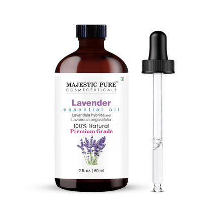 Majestic Pure Essential Oil with Glass Dropper - 100% Pure and Natural - Essential Oils for Diffuser, Aromatherapy, Soap and Candle Making, Tea Tree Essential Oil, Tea Tree Oil, 4 Fl Oz