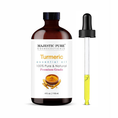 Majestic Pure Essential Oil with Glass Dropper - 100% Pure and Natural - Essential Oils for Diffuser, Aromatherapy, Soap and Candle Making, Tea Tree Essential Oil, Tea Tree Oil, 4 Fl Oz