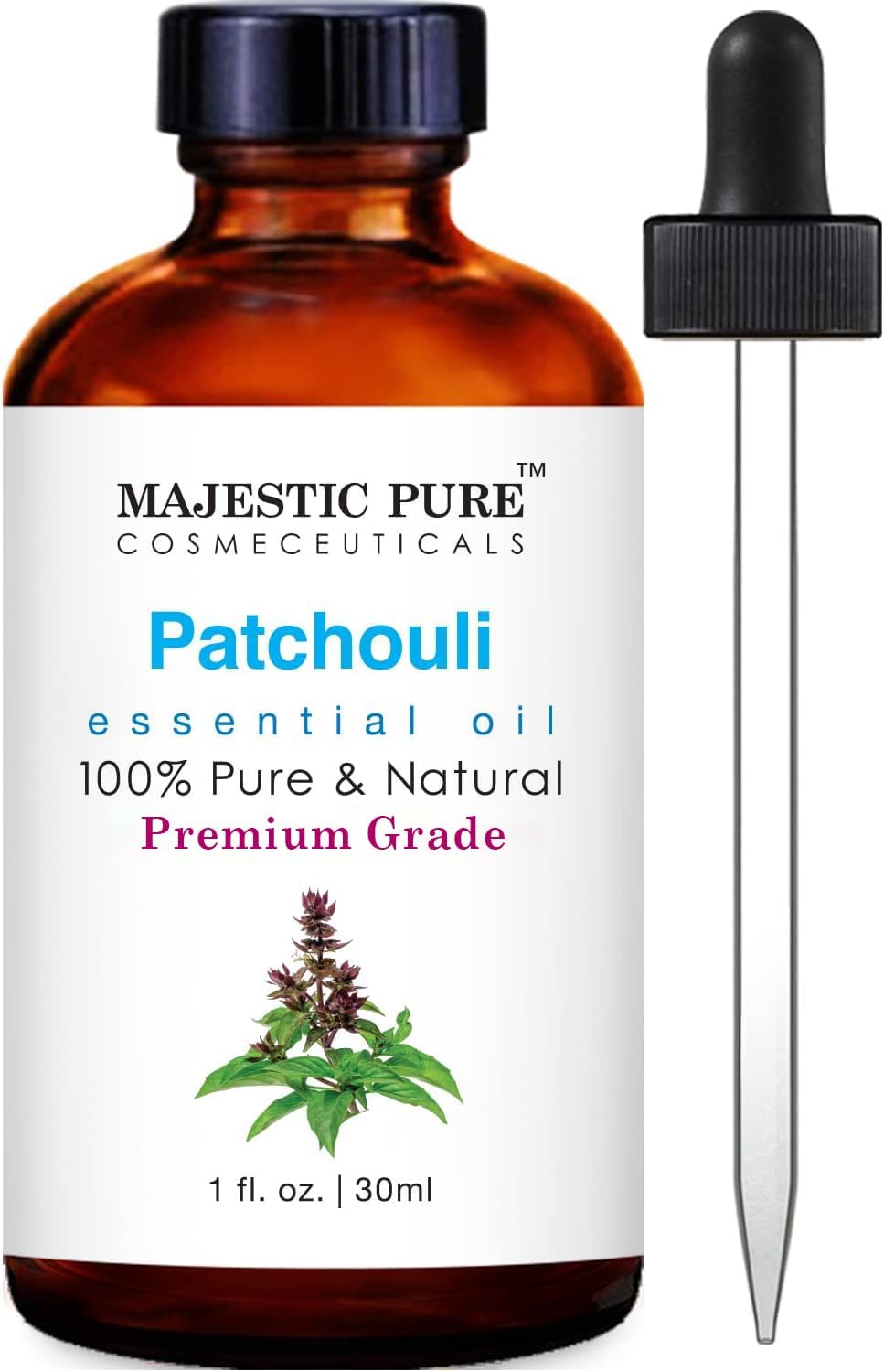 Majestic Pure Essential Oil with Glass Dropper - 100% Pure and Natural - Essential Oils for Diffuser, Aromatherapy, Soap and Candle Making, Tea Tree Essential Oil, Tea Tree Oil, 4 Fl Oz