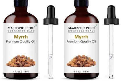 Majestic Pure Essential Oil with Glass Dropper - 100% Pure and Natural - Essential Oils for Diffuser, Aromatherapy, Soap and Candle Making, Tea Tree Essential Oil, Tea Tree Oil, 4 Fl Oz