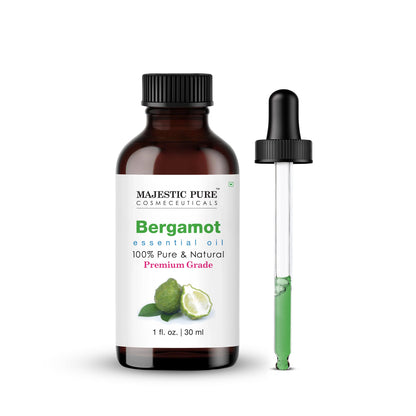Majestic Pure Essential Oil with Glass Dropper - 100% Pure and Natural - Essential Oils for Diffuser, Aromatherapy, Soap and Candle Making, Tea Tree Essential Oil, Tea Tree Oil, 4 Fl Oz