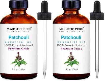 Majestic Pure Essential Oil with Glass Dropper - 100% Pure and Natural - Essential Oils for Diffuser, Aromatherapy, Soap and Candle Making, Tea Tree Essential Oil, Tea Tree Oil, 4 Fl Oz