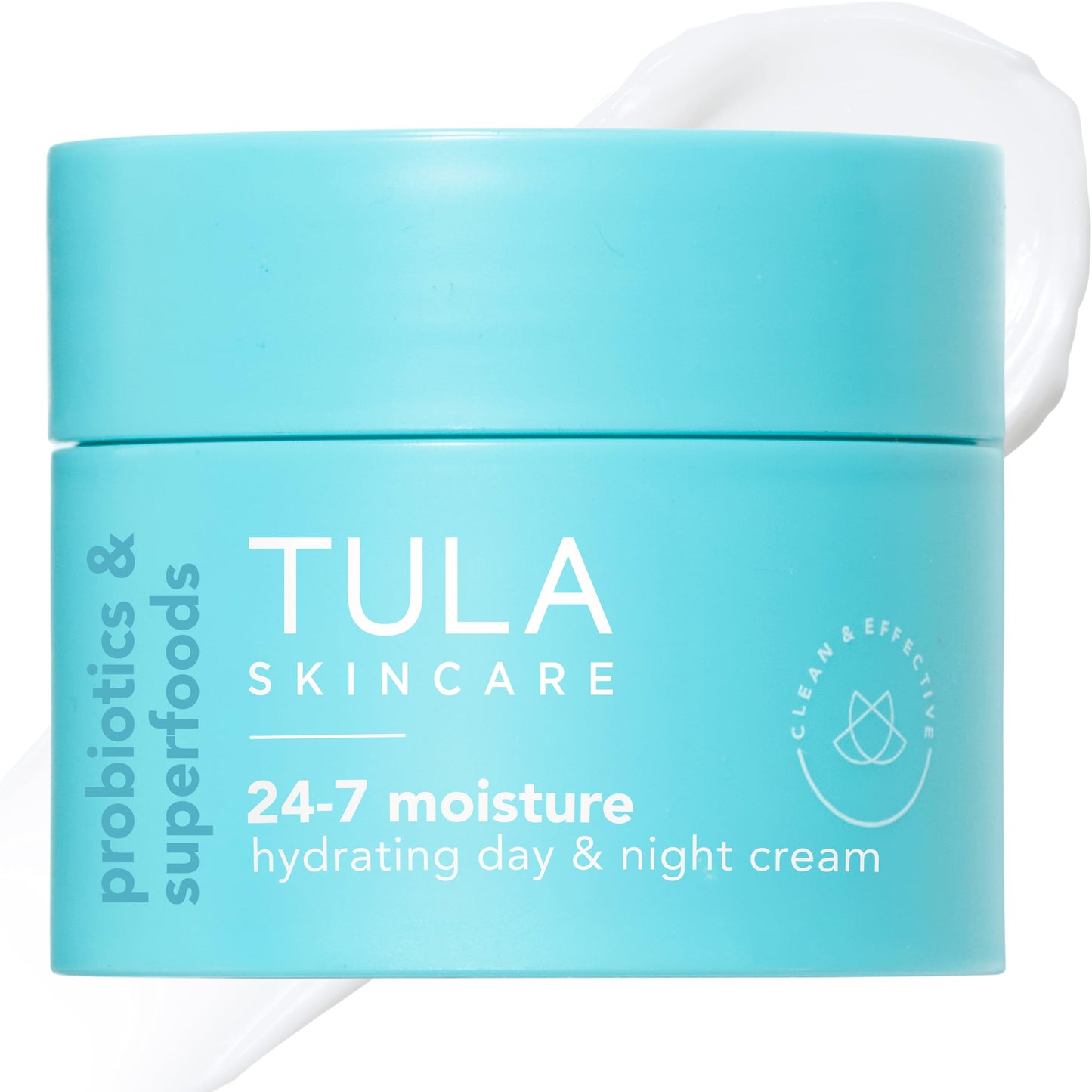 TULA Skincare 24-7 Hydrating Day & Night Cream, Anti-Aging Face Moisturizer for Dryness & Dullness with Prebiotic Extracts & Hyaluronic Acid
