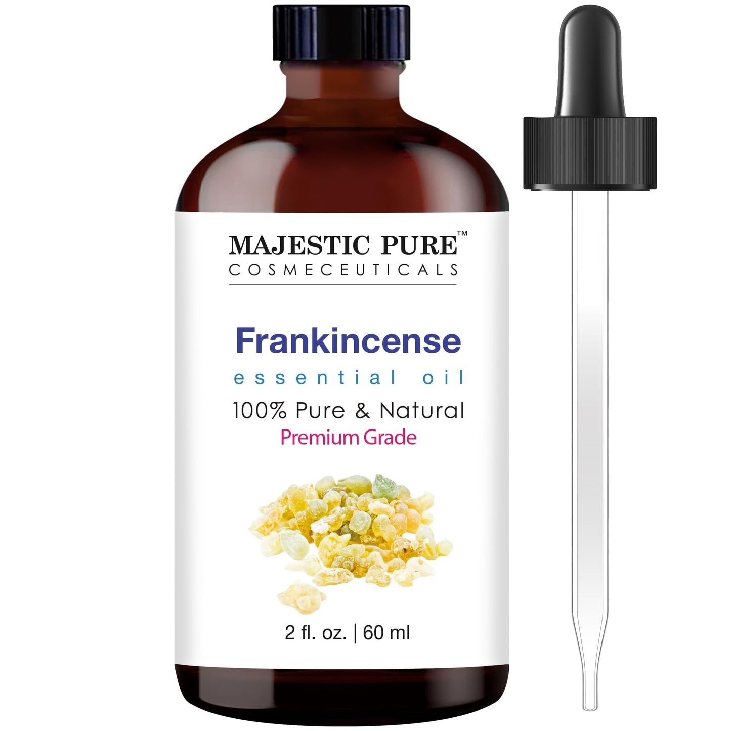 Majestic Pure Essential Oil with Glass Dropper - 100% Pure and Natural - Essential Oils for Diffuser, Aromatherapy, Soap and Candle Making, Tea Tree Essential Oil, Tea Tree Oil, 4 Fl Oz
