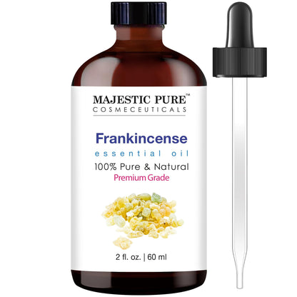 Majestic Pure Essential Oil with Glass Dropper - 100% Pure and Natural - Essential Oils for Diffuser, Aromatherapy, Soap and Candle Making, Tea Tree Essential Oil, Tea Tree Oil, 4 Fl Oz