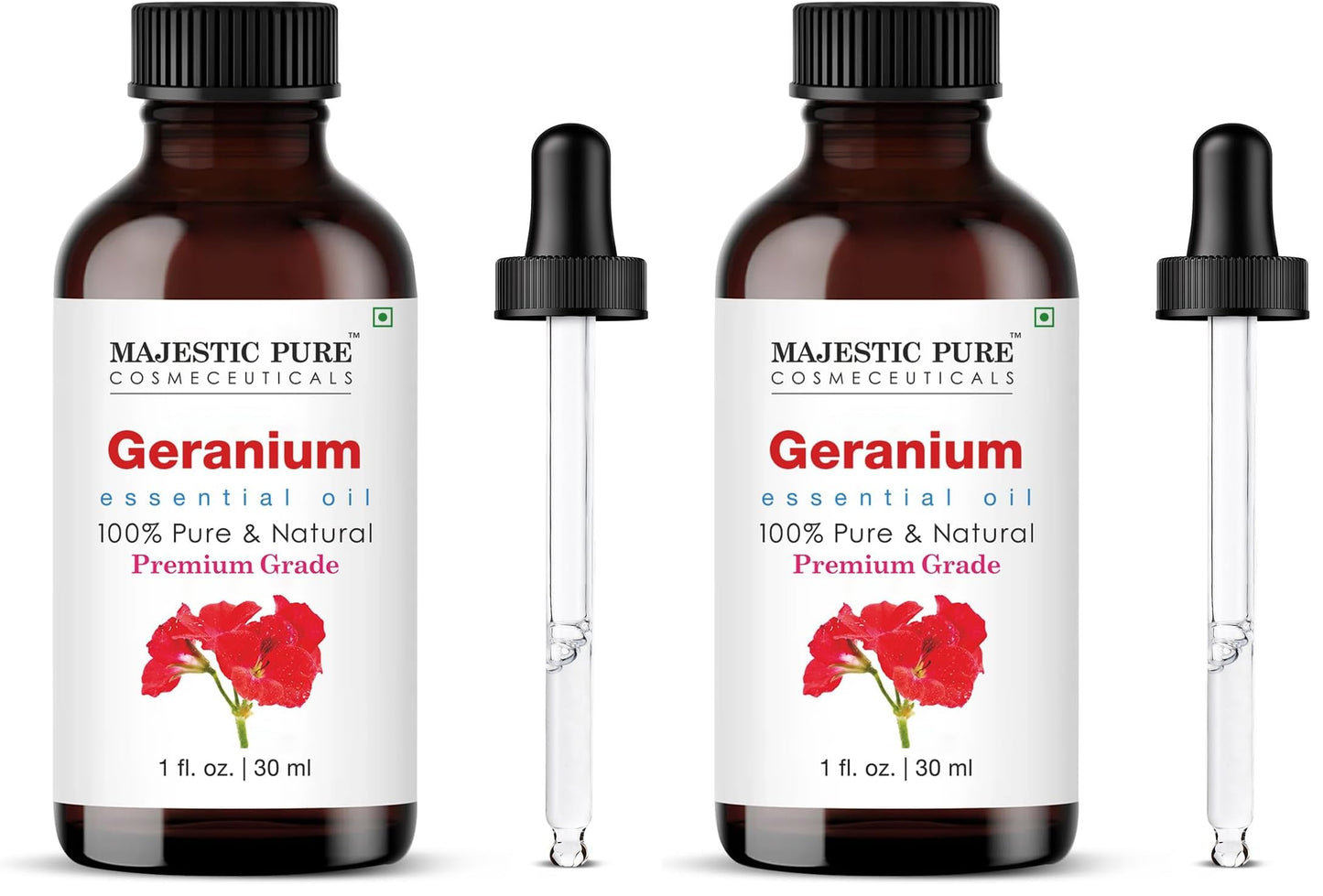 Majestic Pure Essential Oil with Glass Dropper - 100% Pure and Natural - Essential Oils for Diffuser, Aromatherapy, Soap and Candle Making, Tea Tree Essential Oil, Tea Tree Oil, 4 Fl Oz