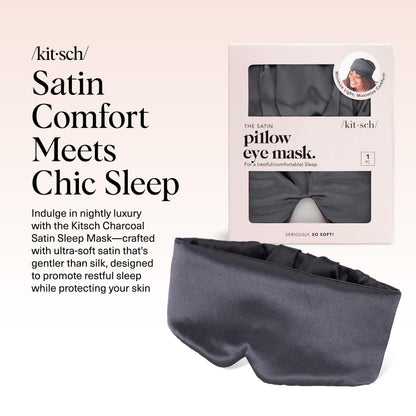 Kitsch Contour Pillow Eye Mask – Softer Than Silk Eye Masks for Sleep, Blindfold Sleep Masks for Women & Men, No Eye Pressure, Lightweight, Eye Care, Travel Essentials - Blush