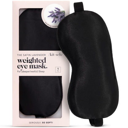 Kitsch Contour Pillow Eye Mask – Softer Than Silk Eye Masks for Sleep, Blindfold Sleep Masks for Women & Men, No Eye Pressure, Lightweight, Eye Care, Travel Essentials - Blush